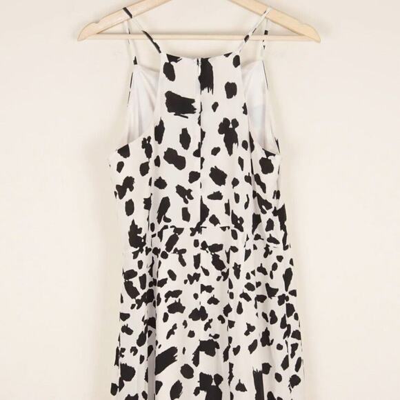 Just Female Leopard Tan Black Print Late Maxi Dress Womens Sz S - Picture 3 of 11